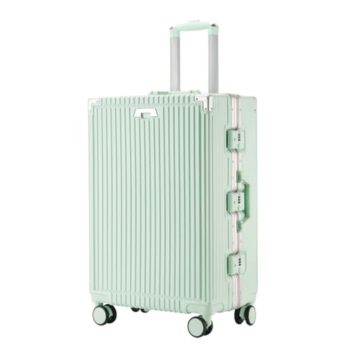 EETYREBR Koffer 20-Zoll-Trolley-Koffer for Männer Und Frauen, 24-Zoll-Geschenk-Trolley-Koffer, Business-Boarding-Koffer Handgepäck(Green,20in) von EETYREBR