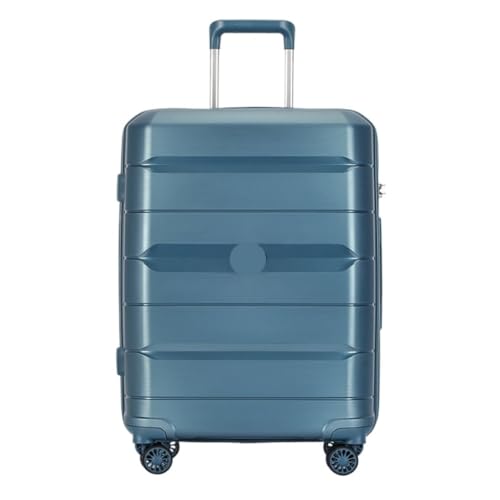 EETYREBR Koffer Hochwertiger Trolley-Koffer mit Aluminiumrahmen, 20/24/28-Zoll-Boarding-Koffer, Internet-Promi-Koffer Handgepäck(A,24in) von EETYREBR