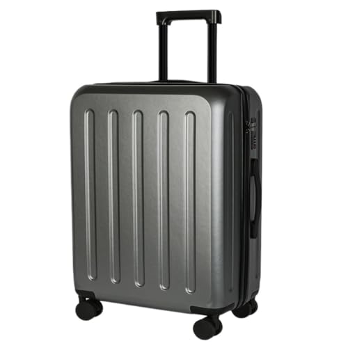 EETYREBR Koffer Koffer mit Universalrädern, Koffer, Boarding-Code-Box, Herren- und Damentaschenkoffer, Trolley-Koffer Handgepäck(Gray,20) von EETYREBR