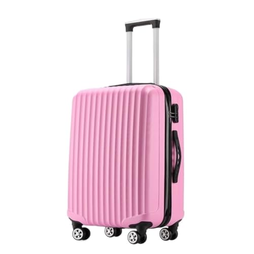 EETYREBR Koffer Robuster Und Langlebiger Gepäck-Trolley, Unisex Spring Festival Air Boarding Case, Modische Lenkrolle Handgepäck(Pink,30in) von EETYREBR