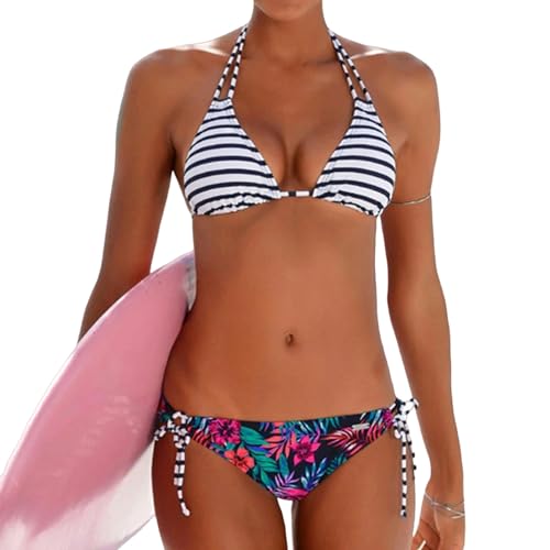EFCQJZRZ Bikini Bikini Frauen Badeanzug Bikinis Bikinis Rückenfreier Badeanzug Zweiteiliger Anzüge-20-m von EFCQJZRZ