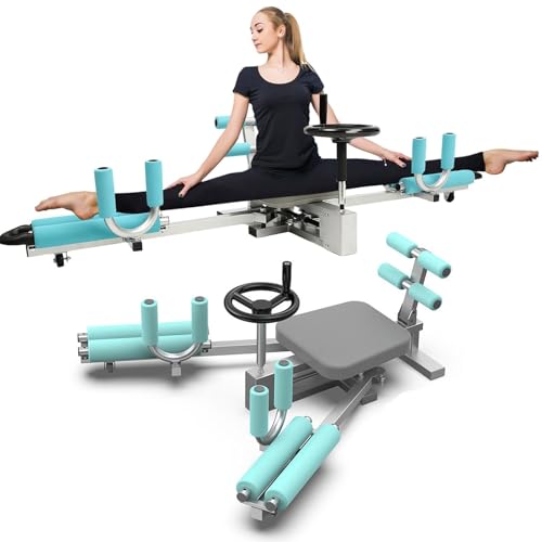 EFGETD Beinstrecker Spaltmaschine für Flexibilität, Beintrainer Beinstrecker Ausrüstung Heimtrainingsgerät für Gymnastik, Fitness, Yoga, Tanz(Blau) von EFGETD