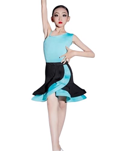 EFLALYHG Mädchen Latein Tanzkleid Kinder Performance Latein Tanz Wettbewerb Kostüm Rumba Samba Karneval Gesellschaftstanz Kleidung,B,170 EFLALYHG Mädchen Latein Tanzkleid Kinder Performance Latein Tanz Wettbewerb Kostüm Rumba Samba Karneval Gesellschaftstanz Kleidung,B,170 von EFLALYHG