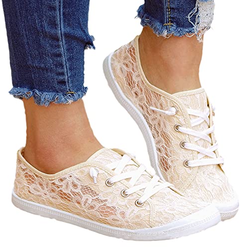 EGSDMNVSQ Laufschuhe Damen Sneaker Flache Schuhe Mesh Plateau Leichte rutschfest Outdoor Turnschuhe Halbschuhe Slip-On Flach Freizeitschuhe mit Atmungsaktiv Spitze Sportschuhe Walkingschuhe EGSDMNVSQ Laufschuhe Damen Sneaker Flache Schuhe Mesh Plateau Leichte rutschfest Outdoor Turnschuhe Halbschuhe Slip-On Flach Freizeitschuhe mit Atmungsaktiv Spitze Sportschuhe Walkingschuhe von EGSDMNVSQ
