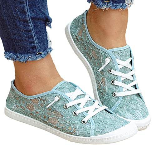 EGSDMNVSQ Laufschuhe Damen Sneaker Flache Schuhe Mesh Plateau Leichte rutschfest Outdoor Turnschuhe Halbschuhe Slip-On Flach Freizeitschuhe mit Atmungsaktiv Spitze Sportschuhe Walkingschuhe EGSDMNVSQ Laufschuhe Damen Sneaker Flache Schuhe Mesh Plateau Leichte rutschfest Outdoor Turnschuhe Halbschuhe Slip-On Flach Freizeitschuhe mit Atmungsaktiv Spitze Sportschuhe Walkingschuhe von EGSDMNVSQ