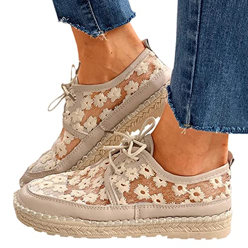 EGSDMNVSQ Sneaker Damen Low-Cut Flache Canvas Schuhe Atmungsaktive Stoffschuhe Elegante Frauen Schnürhalbschuhe Laufschuhe Outdoor Walkingschuhe Halbschuhe EGSDMNVSQ Sneaker Damen Low-Cut Flache Canvas Schuhe Atmungsaktive Stoffschuhe Elegante Frauen Schnürhalbschuhe Laufschuhe Outdoor Walkingschuhe Halbschuhe von EGSDMNVSQ