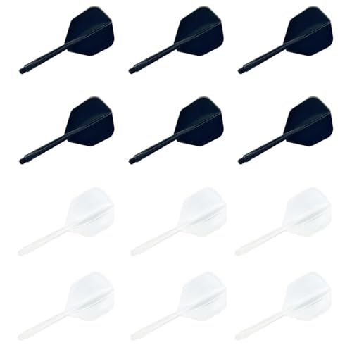 EHDWXVZM 12-Teiliger Dart-Schwanz, Integrierter Dart-Flügel, Leichter Dart-Schwanz, Anti-Fall-Dart-Flügel, Dart-Schaft-Schwanz, Dart-Zubehör EHDWXVZM 12-Teiliger Dart-Schwanz, Integrierter Dart-Flügel, Leichter Dart-Schwanz, Anti-Fall-Dart-Flügel, Dart-Schaft-Schwanz, Dart-Zubehör von EHDWXVZM