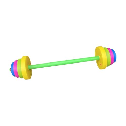 EHJRE 2 stück Kinder Hanteln Set Kinder Workout Ausrüstung Set Pretend Kleinkinder Gym Gewichte, Griff 49 cm von EHJRE