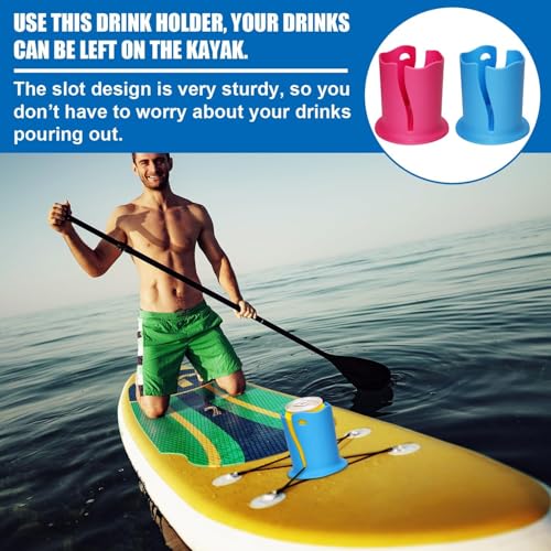 EHOTER Paddle Board Getränkehalter, Universal Kajak Getränkehalter Multifunktional Anti-Toppling Paddleboard Becherhalter Surfbrett Wasserflasche Halter für Outdoor Angeln Boot Kajak Zubehör (Grün) EHOTER Paddle Board Getränkehalter, Universal Kajak Getränkehalter Multifunktional Anti-Toppling Paddleboard Becherhalter Surfbrett Wasserflasche Halter für Outdoor Angeln Boot Kajak Zubehör (Grün) von EHOTER
