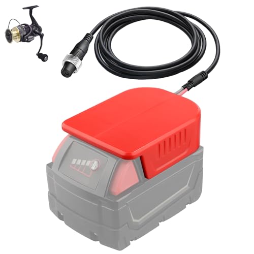 Batterieadapter für Milwaukee 18V M18 Akku Arbeit für Daiwa/für Shimano 14.4V Serie für Daiwa Tanacom 750 1000 300MJ 500MJ für Shimano BeastMaster 9000, Angelrolle Netzkabel Batterieadapter für Milwaukee 18V M18 Akku Arbeit für Daiwa/für Shimano 14.4V Serie für Daiwa Tanacom 750 1000 300MJ 500MJ für Shimano BeastMaster 9000, Angelrolle Netzkabel von EID