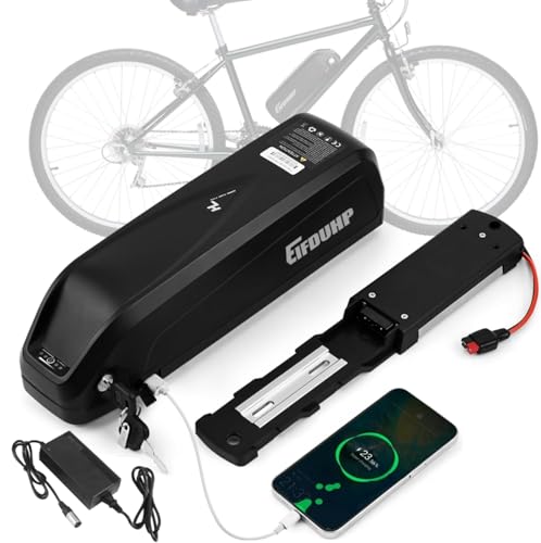 Ebike Batterie 36V 15AH, Hailong Ebike Akku mit USB-Port, Ladegerät, 5-Pin Grundplatte & A Grade-Zelle für 750W 500W 350W 250W 200W Elektrofahrrad Pedelec, Lithium-Ionen-Batterie Ebike Batterie 36V 15AH, Hailong Ebike Akku mit USB-Port, Ladegerät, 5-Pin Grundplatte & A Grade-Zelle für 750W 500W 350W 250W 200W Elektrofahrrad Pedelec, Lithium-Ionen-Batterie von EIFDUHP