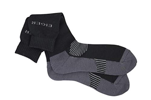 EIGER Alpina Sock 37/39-4/5.5 Black/Grey von EIGER