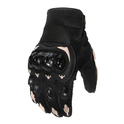 EIMSOAH Motorradhandschuhe Hard Knuckle Powersports Racing Vollfinger-Anti-Rutsch-Handschuhe mit Belüftungslöchern, Rutschfester Handfläche und Verstellbarem Handgelenk für (XL) von EIMSOAH