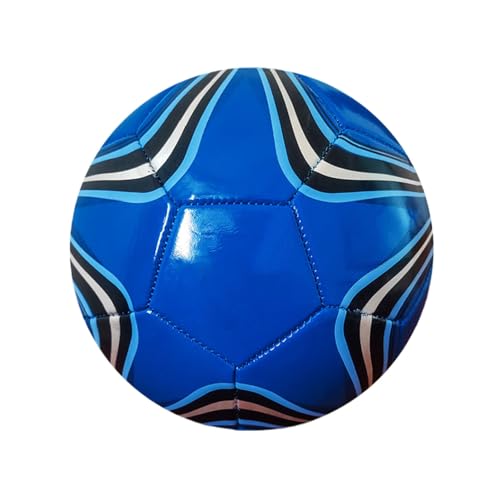 EIOLWJIEO Größe Fußball PU Fußball für hervorragende Haltbarkeit beim Training. Hohes, verbessertes Fußgefühl, zuverlässige Luftspeicherung, BLAU von EIOLWJIEO
