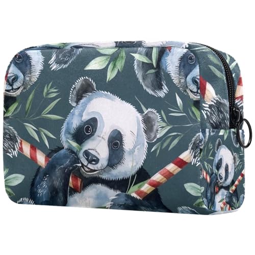 Kosmetiktaschen Für Frauen Tierischer Panda Schminkkoffer Reisetasche Kosmetiktasche Organizer von EJFICAHG