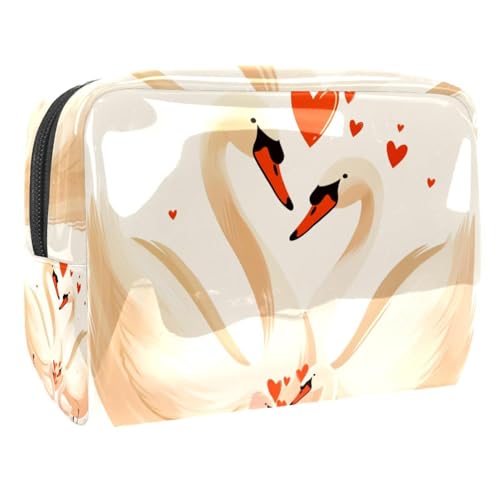 Kosmetiktaschen Für Frauen Tiger Im Dschungel Schminkkoffer Reisetasche Kosmetiktasche Organizer 18.5x7.5x13cm von EJFICAHG