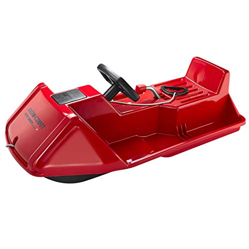 EKO Snow Comet 100 I Schnee Bob für Kinder ab 5 Jahre mit Bremse I breite Auflagefläche für Schneespaß auf fwenig Schnett I Belastbar bis 75 kg (Rot) EKO Snow Comet 100 I Schnee Bob für Kinder ab 5 Jahre mit Bremse I breite Auflagefläche für Schneespaß auf fwenig Schnett I Belastbar bis 75 kg (Rot) von EKO