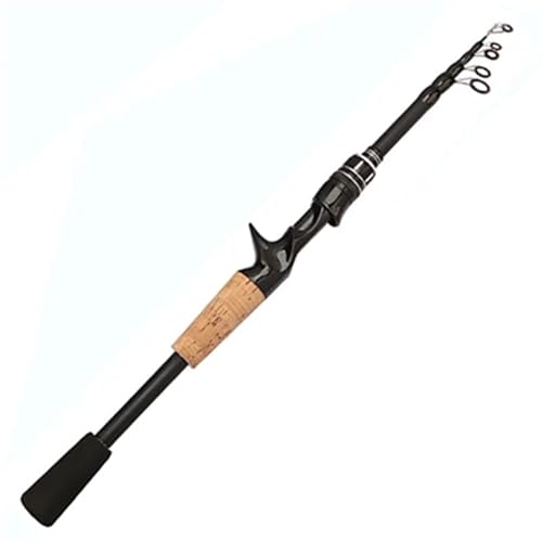 Stipprute 1,5 m 1,8 m 2,1 m 2,4 m Carbon Faser Angelrute Kurze Tasche Tragbare Spinning Casting Pole Licht Teleskop Locken Angelrute Teleskopangel(Casting Rod,2.4m) von EKalgretrA