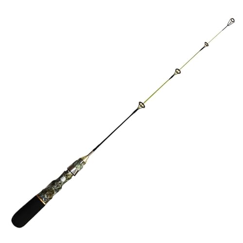 Stipprute Einziehbare EIS Angelruten Winter EIS Angeln Stift Pole Tragbare 50/60 cm EIS Angelrute EIS Winter Angeln zubehör Teleskopangel(60cm) von EKalgretrA