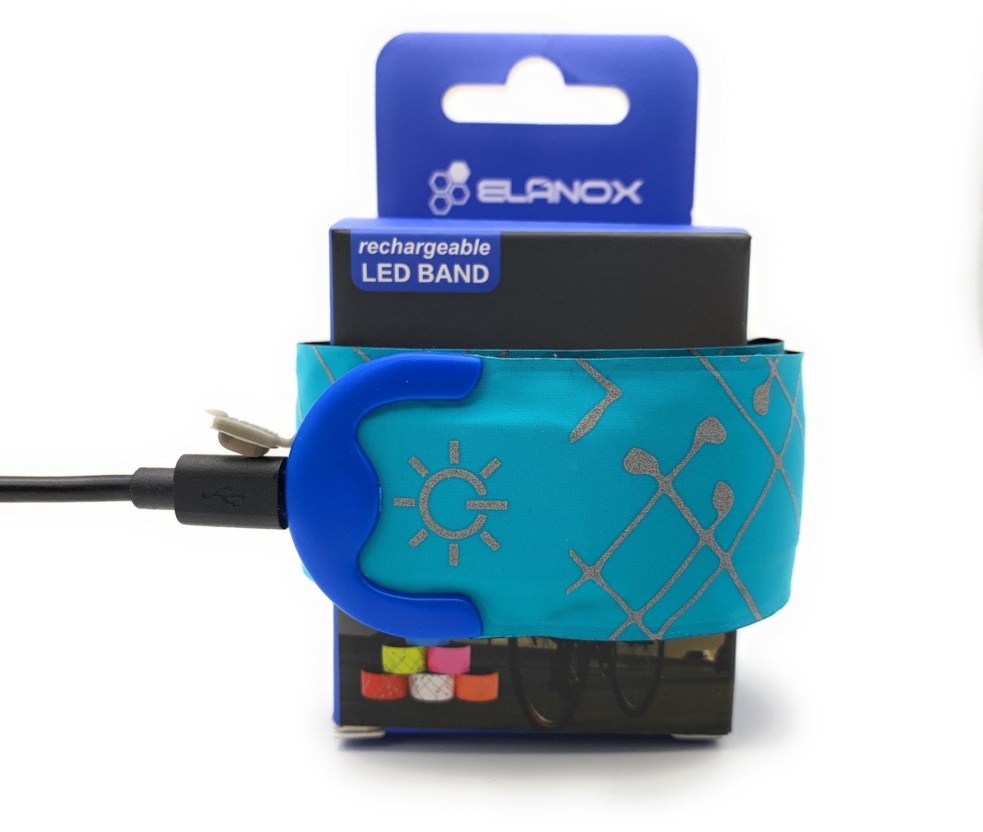 ELANOX LED Blinklicht LED Armband Leuchtband Sport Outdoor Reflektorband Sicherheitslicht von ELANOX