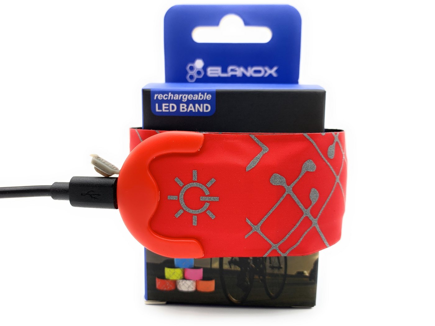 ELANOX LED Blinklicht LED Armband Leuchtband Sport Outdoor Reflektorband Sicherheitslicht von ELANOX