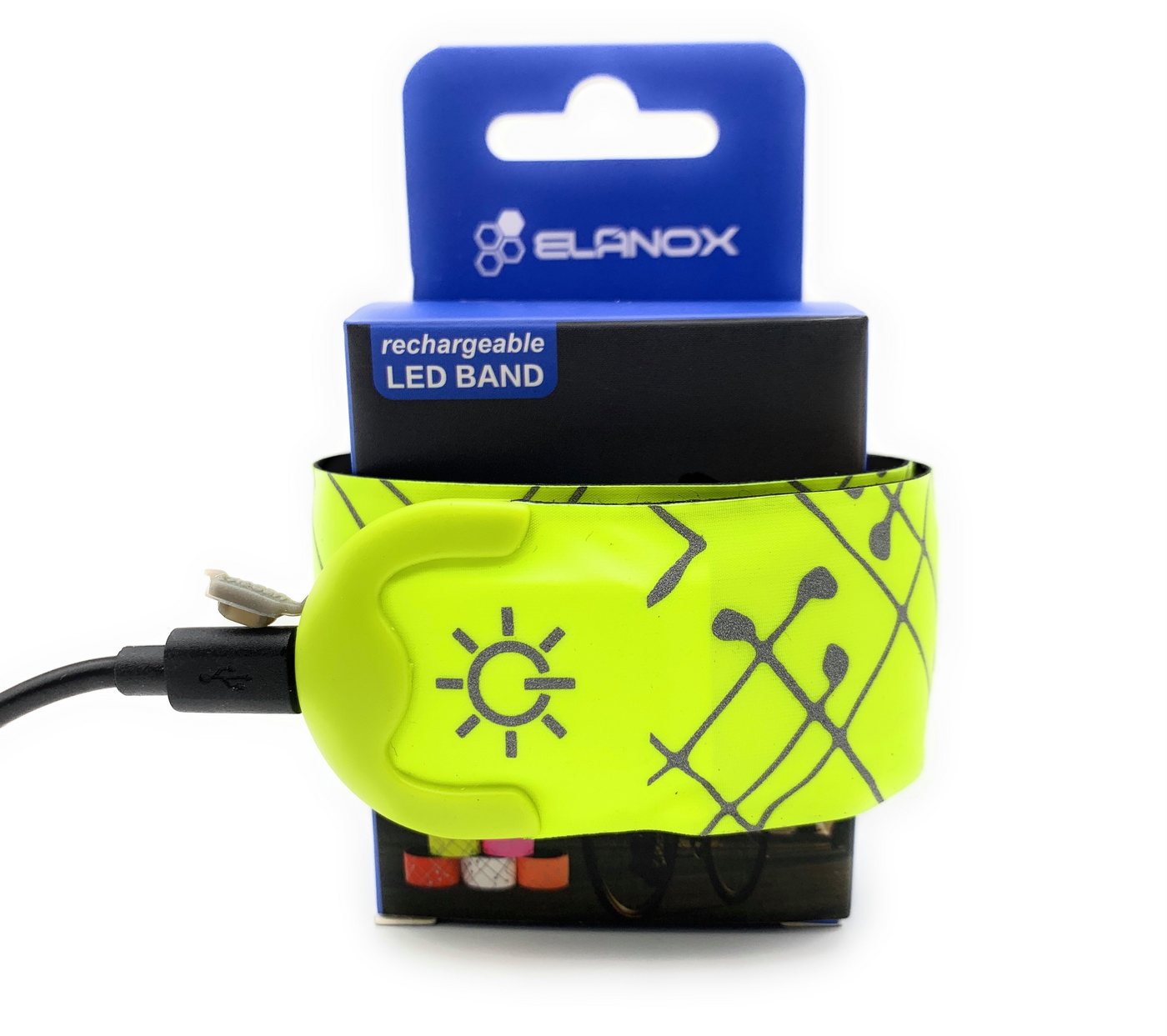 ELANOX LED Blinklicht LED Armband Leuchtband Sport Outdoor Reflektorband Sicherheitslicht von ELANOX