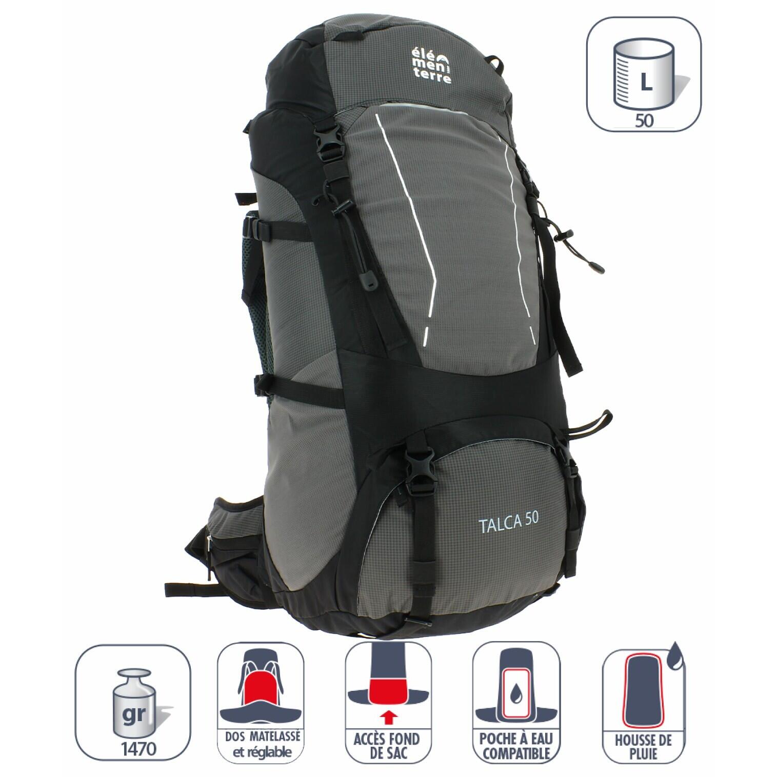 Rucksack elementerre talca 50 l von ELEMENTERRE