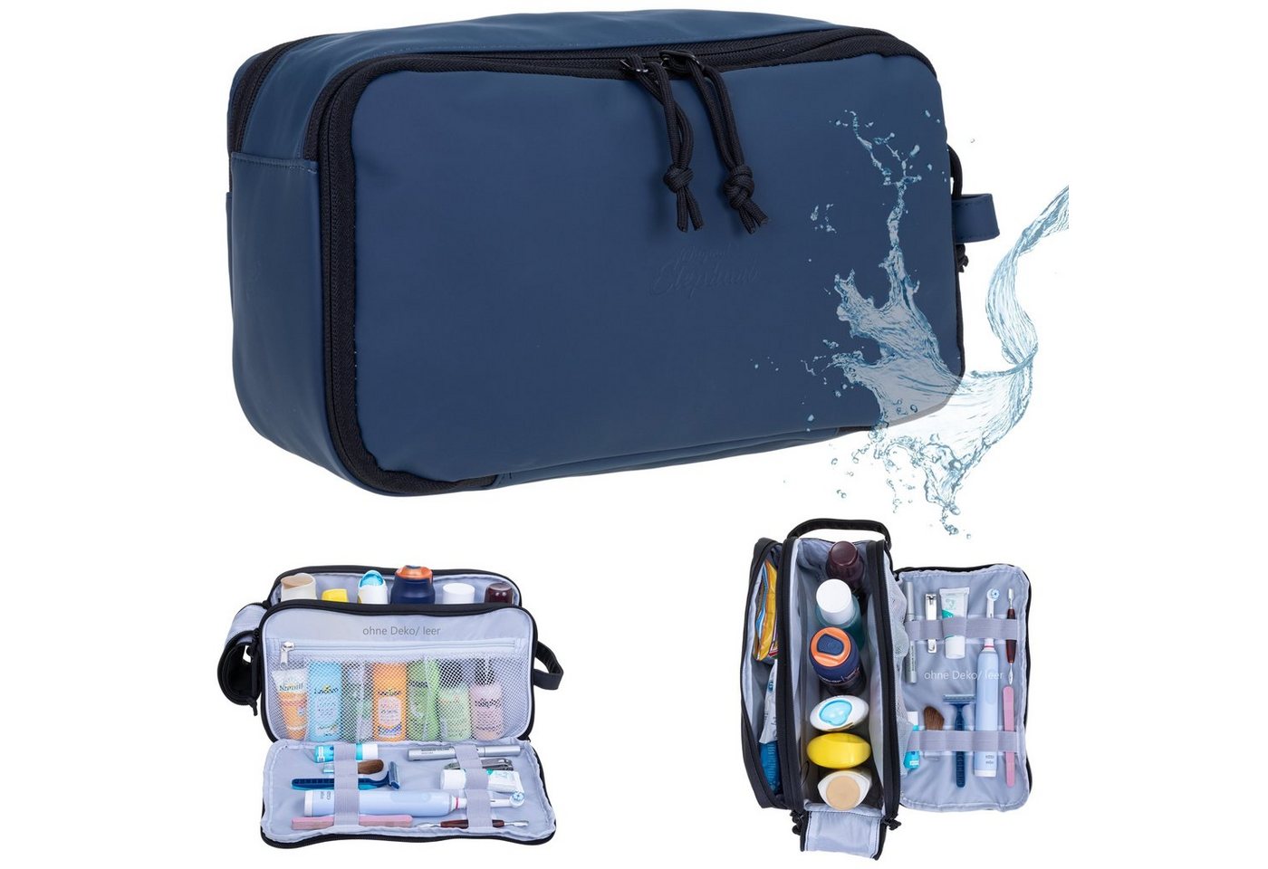 ELEPHANT Kulturbeutel Travel Hydro Washbag Herren Damen Reise wasserabweisend aus Plane, Kulturtasche Kosmetiktasche Reise Tasche Sauna Sport ELEPHANT Kulturbeutel Travel Hydro Washbag Herren Damen Reise wasserabweisend aus Plane, Kulturtasche Kosmetiktasche Reise Tasche Sauna Sport von ELEPHANT