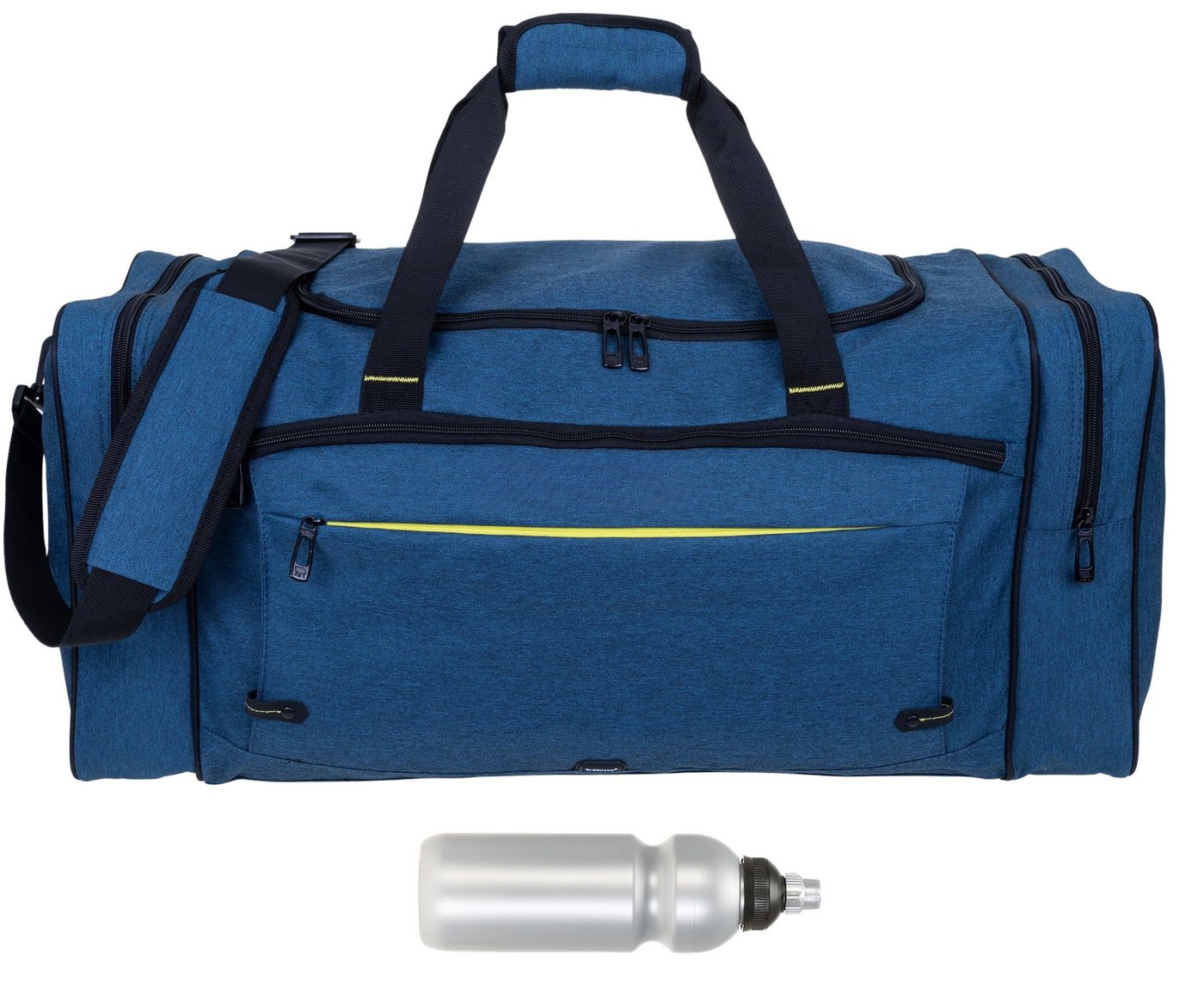 ELEPHANT Sporttasche Sporttasche Reisetasche Saunatasche Herren Damen Accent 69 cm XXL groß, Sport Reise Sauna Tasche + Flasche ELEPHANT Sporttasche Sporttasche Reisetasche Saunatasche Herren Damen Accent 69 cm XXL groß, Sport Reise Sauna Tasche + Flasche von ELEPHANT