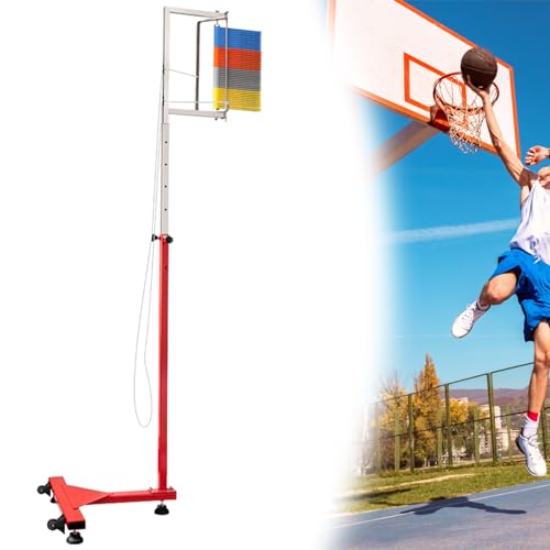 ELIKBH Vertikalsprung-Messgerät, vertikaler Sprungtester, Sprungtest-Stab-Trainer für Sporttraining (Color : 5.5-11.8ft) von ELIKBH