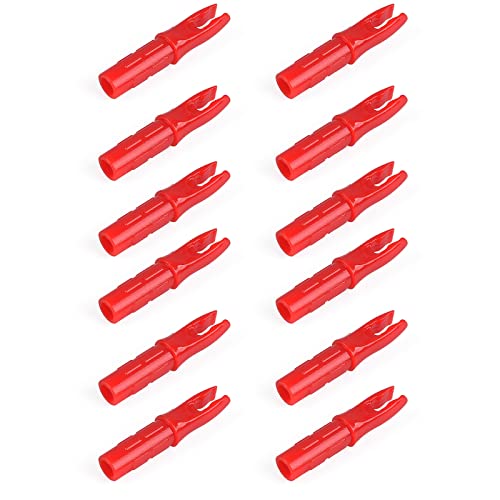 ELONG OUTDOOR 30pcs Bogenschießen-Pfeilnocken 6,20 mm Innendurchmesser Pfeileinsätze Carbonpfeile Nockenersatz Standardgröße für DIY-Pfeile Jagdschießen Zubehör ELONG OUTDOOR 30pcs Bogenschießen-Pfeilnocken 6,20 mm Innendurchmesser Pfeileinsätze Carbonpfeile Nockenersatz Standardgröße für DIY-Pfeile Jagdschießen Zubehör von ELONG OUTDOOR