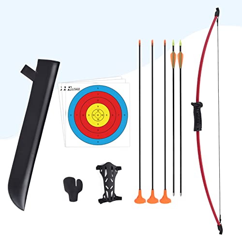 ELONG Recurve Pfeil und Bogen Set Outdoor Jugend mit Köcher Kinder Junior Bogenschießen Anfänger Langbogen Zieltraining für Teen Teams Spiel ELONG Recurve Pfeil und Bogen Set Outdoor Jugend mit Köcher Kinder Junior Bogenschießen Anfänger Langbogen Zieltraining für Teen Teams Spiel von ELONG OUTDOOR