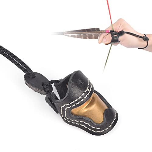 Elong Weiches Leder & Messing Daumenschutz Ming Guang Bogenschießen Daumenring für Traditionellen Recurvebogen Fingerschutz Beschützer Schießhandschuh Elong Weiches Leder & Messing Daumenschutz Ming Guang Bogenschießen Daumenring für Traditionellen Recurvebogen Fingerschutz Beschützer Schießhandschuh von ELONG OUTDOOR