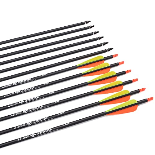 Pfeile 28 30 31 Zoll Carbonpfeile Bogenpfeile Jagdpfeile für Recurvebogen, Langbogen und traditionellen Bogen Zielübung Outdoor Jagd Schießen Pfeile 28 30 31 Zoll Carbonpfeile Bogenpfeile Jagdpfeile für Recurvebogen, Langbogen und traditionellen Bogen Zielübung Outdoor Jagd Schießen von ELONG OUTDOOR