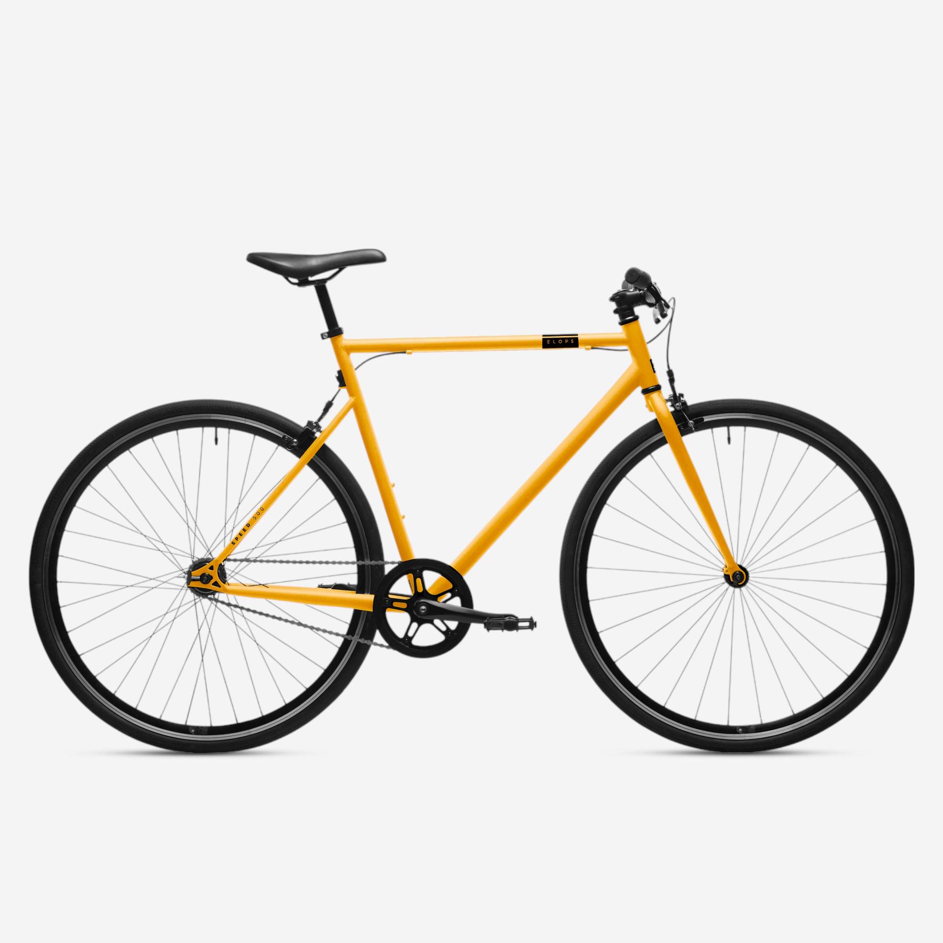 City Bike 28 Zoll Elops Speed 500 Singlespeed/Fixie gelb City Bike 28 Zoll Elops Speed 500 Singlespeed/Fixie gelb von ELOPS