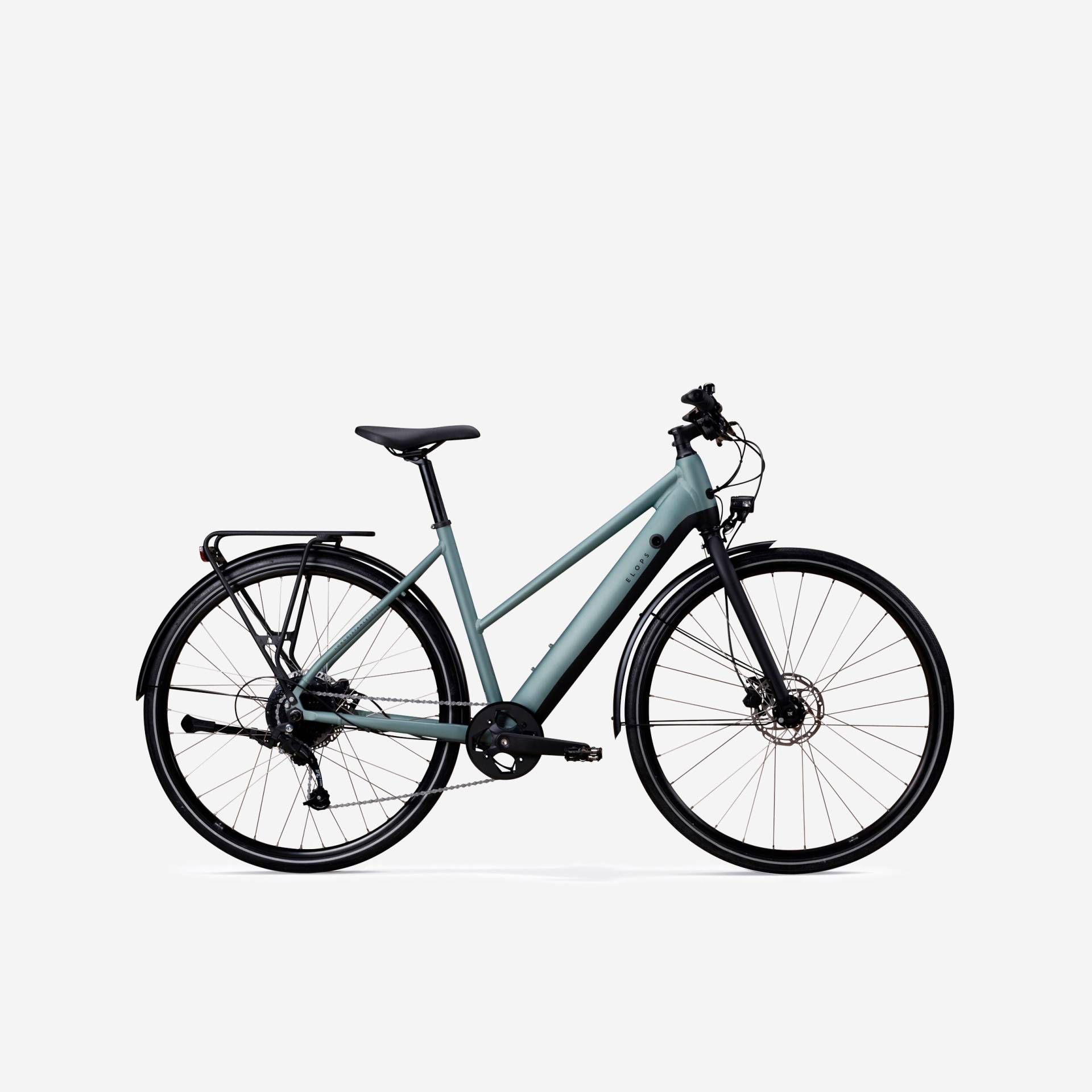 E-Bike City Trekking 28 Zoll LD500E LF Damen grün von ELOPS