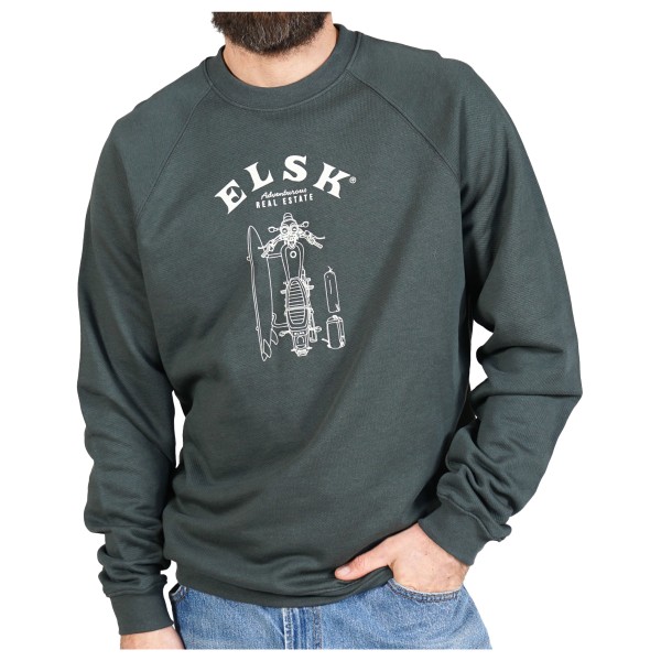 ELSK - Single Estate Tværs Crewneck - Pullover Gr 3XL grau von ELSK