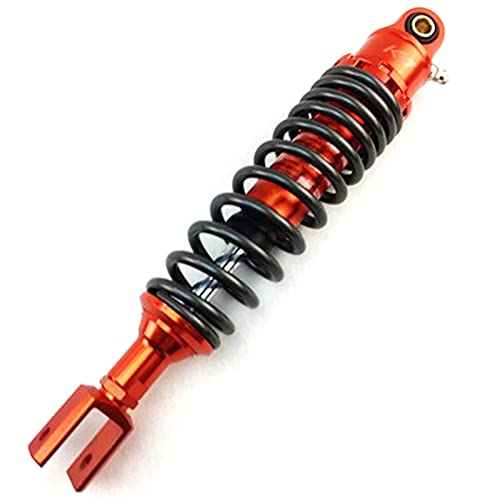 ELTOX Motorrad Hinterer Stoßdämpfer,Stoßdämpfer Universal 320mm / 12,5 "Motorrad Luftstoßdämpfer Hinterradaufhängung für Motorroller(Orange 320mm Fork) von ELTOX