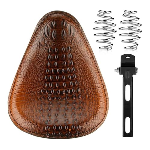 ELTOX Motorrad Sitzkissen,Gel Sitzkissen Motorrad Motorradsitzfedern Montagehalterungskit Passend für Sportster XL 883 1200. Bobber Chopper. von ELTOX