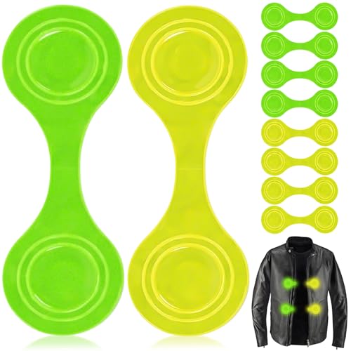 ELUBLU 10 Stück Magnetische Reflektoren, Reflektoren Kinder, Reflektierende Ansteckmagnete, Reflektor Clips Anhänger, Reflektoren Kleidung, Jacke, Kleidung, Kinderwagen, Joggen, Fahrrad ELUBLU 10 Stück Magnetische Reflektoren, Reflektoren Kinder, Reflektierende Ansteckmagnete, Reflektor Clips Anhänger, Reflektoren Kleidung, Jacke, Kleidung, Kinderwagen, Joggen, Fahrrad von ELUBLU