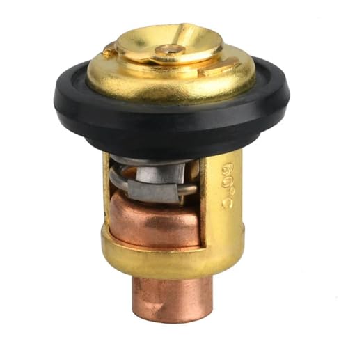 ELUPNMF 66M-12411 Thermostat 60 Grad kompatibel mit 4-Takt-Bootsmotor F5-F15 66M-12411-00 6M-12411-01 Motorzubehör von ELUPNMF