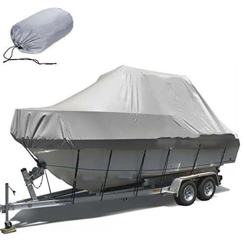 ELVONS 25-27 Fuß Bootspersenning, 210d Wasserdicht Und Atmungsaktiv Oxford-Tuch V-FöRmige Bootsabdeckung Passend FüR Schutz Im AußEnbereich 883cm * 550cm,Grau,19~21ft:883cm*550cm ELVONS 25-27 Fuß Bootspersenning, 210d Wasserdicht Und Atmungsaktiv Oxford-Tuch V-FöRmige Bootsabdeckung Passend FüR Schutz Im AußEnbereich 883cm * 550cm,Grau,19~21ft:883cm*550cm von ELVONS
