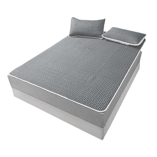 Kühle Bettmatte | Seidenschlafmatte | Sommerschlafmatte, 180 * 200CM(Pink,150x200cm) von ELroal