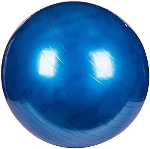 ELzEy Fitnessball Pilates Yoga Ball Geburtsball Heimbürostuhl Gestaltung Physiotherapie Hilfe Geburt Balance Trainingsball (Color : Blu, Size : 85cm) von ELzEy