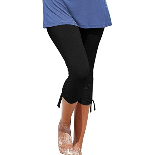 EMATOP Damen Leggins 3/4 Lang Capri Sporthose High Waist Blickdicht Yogahose Casual Einfarbig Laufhose Elegant Baumwolle Sommerhose Leicht Slim Fit Stoffhose Sportleggins für Gym Fitness Jogging EMATOP Damen Leggins 3/4 Lang Capri Sporthose High Waist Blickdicht Yogahose Casual Einfarbig Laufhose Elegant Baumwolle Sommerhose Leicht Slim Fit Stoffhose Sportleggins für Gym Fitness Jogging von EMATOP