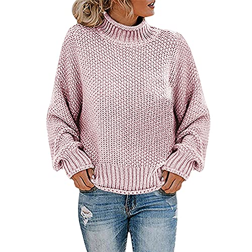 EMATOP Pullover Damen Warm Winter Rollkragenpullover Elegant Rollkragen Pulli Sweatshirt Casual Einfarbig Langarm Fleecepullover Baumwolle Basic Strickpullover ohne Kapuze Rollkragenpulli Tops EMATOP Pullover Damen Warm Winter Rollkragenpullover Elegant Rollkragen Pulli Sweatshirt Casual Einfarbig Langarm Fleecepullover Baumwolle Basic Strickpullover ohne Kapuze Rollkragenpulli Tops von EMATOP
