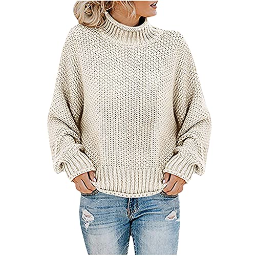 EMATOP Pullover Damen Warm Winter Rollkragenpullover Elegant Rollkragen Pulli Sweatshirt Casual Einfarbig Langarm Fleecepullover Baumwolle Basic Strickpullover ohne Kapuze Rollkragenpulli Tops EMATOP Pullover Damen Warm Winter Rollkragenpullover Elegant Rollkragen Pulli Sweatshirt Casual Einfarbig Langarm Fleecepullover Baumwolle Basic Strickpullover ohne Kapuze Rollkragenpulli Tops von EMATOP