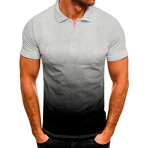 EMATOP T Shirt Herren Sommer Sport Oberteile Casual Rundhals Tunika Tops Vintage Basic Kurzarm Tee Shirts Lustig Neuartiger Druck Sporthemd Schnell Trocknende Sportshirt Regular Fit Laufshirt von EMATOP