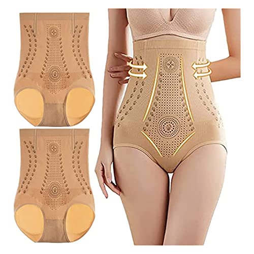 EMATOP Unique Fiber Restoration Shaper Graphene Honeycomb Tummy Body Shaping Slips Shapewear Unterhose Bauchweg Figurenformend Miederpants Hoher Taille Unterwäsche Atmungsaktiv Body Shaper von EMATOP