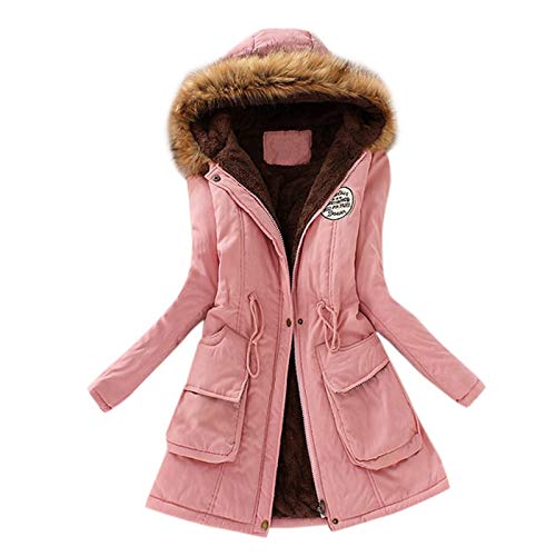 EMATOP Wintermantel Damen Mantel Warme Winter Jacke Lange Mäntel Einfarbig Winterjacke mit Kapuze Windbreaker Gefüttert Teddyfell Dicker Fleecejacke Mode Outdoorjacke Slim fit Winterparka EMATOP Wintermantel Damen Mantel Warme Winter Jacke Lange Mäntel Einfarbig Winterjacke mit Kapuze Windbreaker Gefüttert Teddyfell Dicker Fleecejacke Mode Outdoorjacke Slim fit Winterparka von EMATOP
